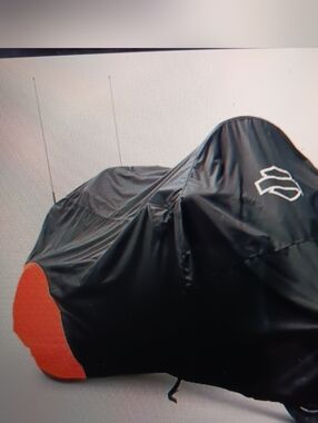 Harley Davidson Indoor/Outdoor Cover F/2013 H.D. Tri Glide Trike Black/Orange